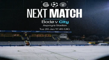 قمة دوري أبطال أوروبا.. موعد مباراة مانشستر سيتي وبودو غليمت وخدمة البث المباشر